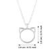 thumbnail image 3 of Fashion Jewelry Purrfection Oreja de Gato Colgante Collar Corto Mujeres Regalo, 3 of 4