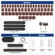 thumbnail image 4 of Kit de accesorios para herramientas rotativas WORKPRO 476PCS para cortar, etc., 4 of 9
