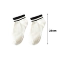 thumbnail image 6 of 1 Pair Short Socks Breathable Sweat Absorption Extra Soft Washable Non-Fading Protective Polyester Women Summer Thin Ankle Socks for Women, 6 of 8