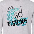 thumbnail image 4 of Inktastic Let's Go Fishing Long Sleeve Youth T-Shirt, 4 of 5