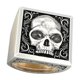 thumbnail image 1 of Conjunto de anillos de novedad punk para hombre, joyería de calavera, anillo hip hop para fiestas, compromiso con Talla 11, 1 of 9