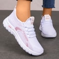 thumbnail image 2 of YLYL Women Sneakers Lace up Arch Support Breathable Mesh Non Slip Gym Workout Running Walking Shoes, 2 of 9