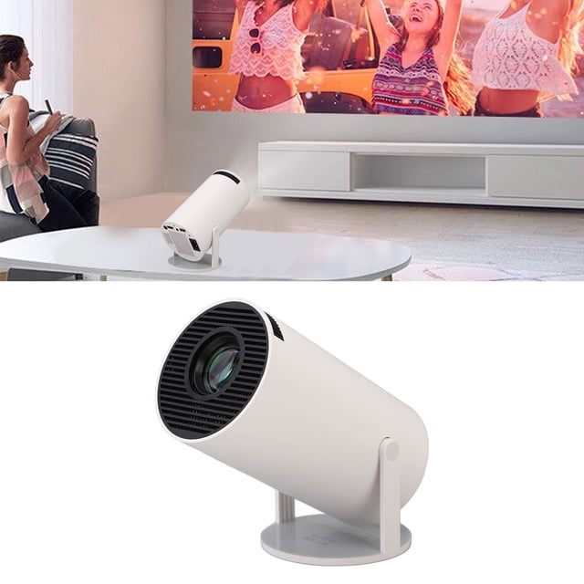 Mini proyector, 5g wifi natuivo 1080p 10000l 4K proyector para cine en casa, 2.4g 5g wifi, proyector portátil para exteriores con rotación de 270 grados, correción autícica