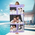 thumbnail image 2 of Custom Photo Beach Towel, Family Photo Pool Towel, Bestie, Anniversary, Valentine's Day Gift, Summer Lovers Gift, Photo Gift for Friends, 2 of 5