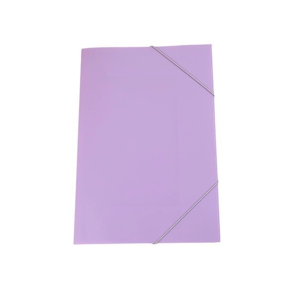 Tdxkok Student Essentials,A4 File Folder Thickened Document Organizer with Elastic Cord Waterproof Paper Pocket Folder Portable Storage Bag for School office Business I