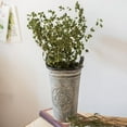 thumbnail image 3 of Antique Floral Carving Iron Flower Pot, 3 of 8