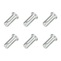 6Pcs 5/16" x 13/16" Single Hole Clevis Pins, 304 Stainless Steel Flat Head Pins