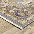 thumbnail image 3 of Woven Trends Cabana - 835D1 - Bohemian Style, Vintage Pattern, Pet & Family Friendly, Living Room, Dining Room, Office, Power Loomed, Low Pile Wool Area Rug in Blue - 8' x  11', 3 of 4