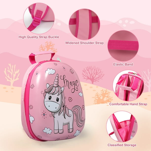 Unicorn Kids Luggage Girls Carry on Suitcase 4 Spinner Wheels, Pink Travel  Luggage Set Backpack Trolley Luggage for Children Toddlers - China ABS&PC Luggage  Set and Trolley Luggage price