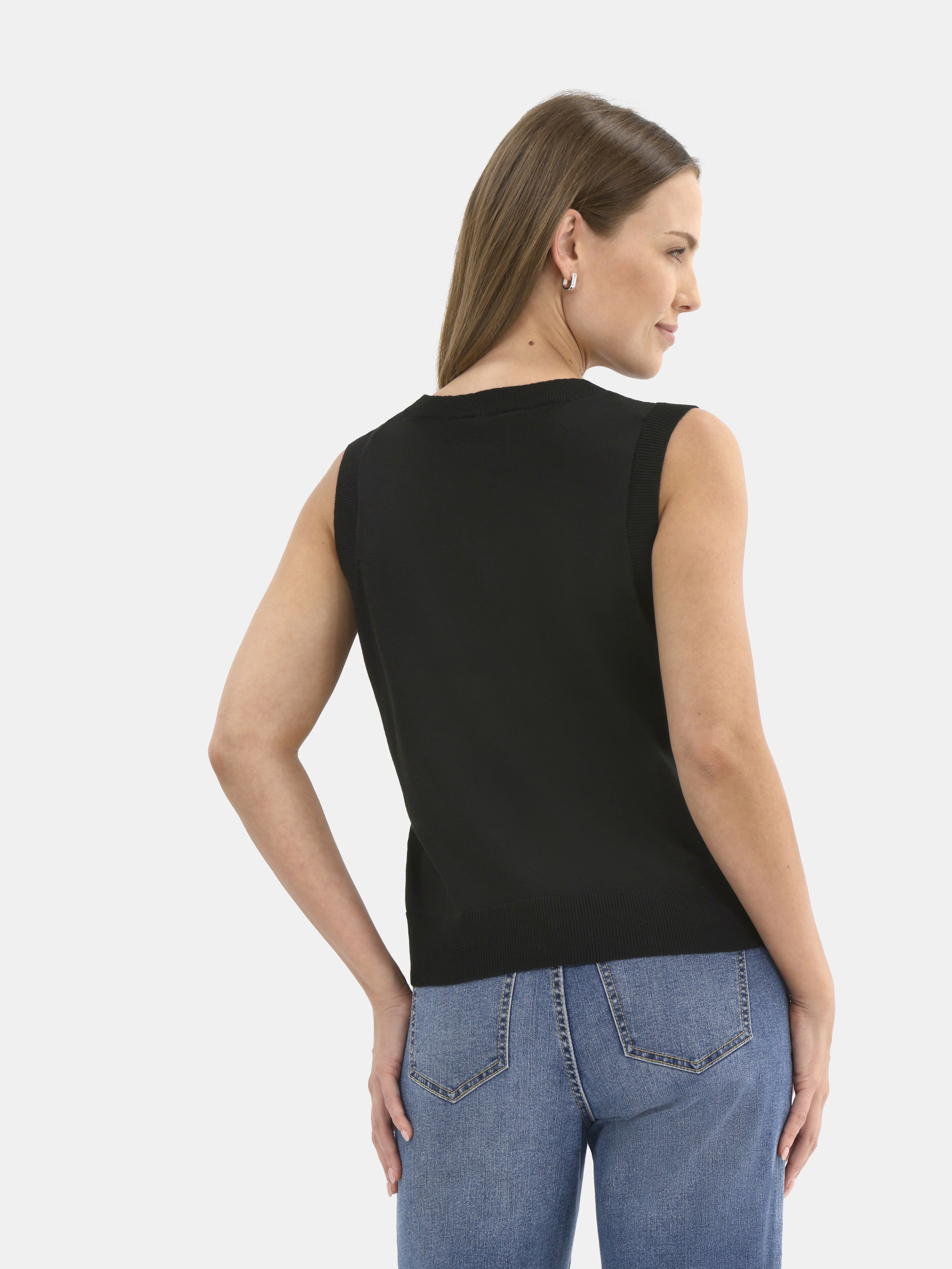 Time and Tru Women's Fine Gauge Sweater Tank Top, Lightweight, Sizes XS-XXXL