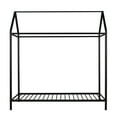 thumbnail image 3 of Height Adjustable Twin Bed Frame For Kids,Montessori Floor Bed,Metal Platform Bed,House Bed Frame for Boys Girls,No Box Spring Needed,Weight Capacity 350LBS,Black, 3 of 7