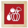 thumbnail image 1 of Vegetable Combination Pumpkin Eggplant Body Square Picture Frame Wall Tabletop Display, 1 of 3