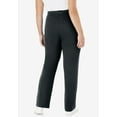 thumbnail image 2 of Woman Within Plus Size Tall Sport Knit Straight-Leg Pull-On Pants, 2 of 6