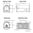 thumbnail image 4 of Buzones arquitectónicos Mailbox 5591RZ-10 de acero galvanizado, 4 of 8