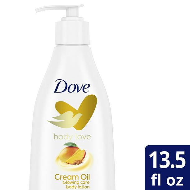 Dove Love Glowing Care Lotion For Women, Mango & Almond Butter Hydrates and Absorbs Quickly 13.5 oz - Walmart.com