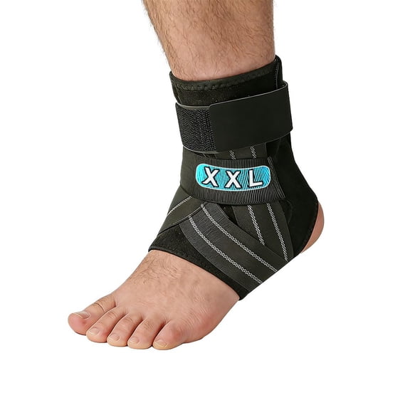 King Mills Sprained Boot & Peroneal Tendonitis Brace for Large Shoe Size Men or Swollen Foot. XX-Large for Left Hand