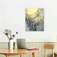 thumbnail image 2 of ARISTURING Angel Wings Canvas Wall Art Large Grey and Gold Abstract Pictures White Feather Painting Angel Wings Canvas Prints Gold Foil Artwork Angel Wings Poster Blue Gold Gray Art, 2 of 4