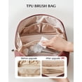 thumbnail image 3 of Bolsa de cosméticos EACHY, bolsa de maquillaje de viaje de gran capacidad, 3 of 5