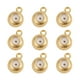 thumbnail image 3 of 10 cuentas espaciadoras para hacer joyas, para hacer pulseras y collares, de 4 mm o 5 mm. 5 mm de diámetro Oro, 3 of 9