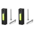 thumbnail image 1 of 3X Universal Garage Door Opener Switch 41A4166 Wired Lighted Wall Mounted Push Button Black Finish with Center Button, 1 of 7