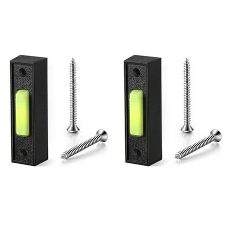 

3X Universal Garage Door Opener Switch 41A4166 Wired Lighted Wall Mounted Push Button Black Finish with Center Button
