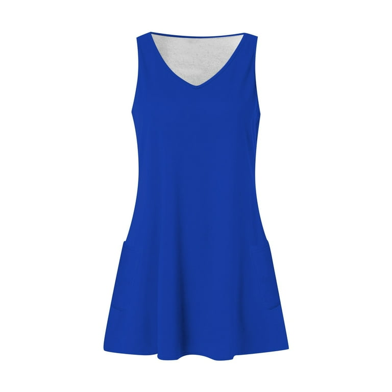 bright blue shift dress Olivia Shift Dress in Blue Medium main image 0