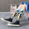 thumbnail image 5 of Masiiu Bluey Print Adult Crew socks, Comfortable Novelty Colorful Patterned, Breathable, Stylish Colorblock for Men Women, 5 of 6