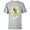 Athletic Heather, variant on Princess Tiana Itās My Birthday - Short Sleeve T-Shirt for Kids - Customized-White