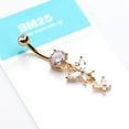 thumbnail image 4 of Golden Butterfly Besties Belly Button Ring, 4 of 4