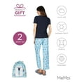 thumbnail image 6 of MeMoi Women's Hanukcat Two-Piece PJ Set in a Bag - Womens - Female, XL, Blue Frost, 6 of 10