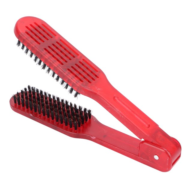 Splint Hair Brush, Heat Resistant Hair Comb Soft Anti Static For Hair Straightening Shaping Red,Blue,Purple,Yellow
