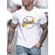 thumbnail image 1 of Camiseta informal de cuello redondo para hombre con estampado de pizza único. Poliéster suave, lavable a máquina. Para adultos, hombres, mujeres, adolescentes y jóvenes., 1 of 6