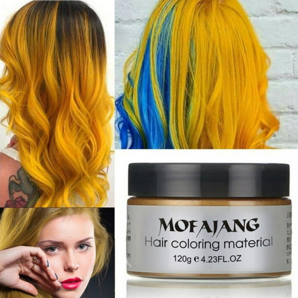 Temporary Silver Gray Hair Wax Pomade for People, Luxury Coloring Mud Grey Hair Dye,Washable Treatment with All Day Hold. Non-Greasy Matte Hairstyle Ash for Party, Cosplay Temporary Silver Gray Hair Wax Pomade for People, Luxury Coloring Mud Grey Hair Dye,Washable Treatment with All Day Hold. Non-Greasy Matte Hairstyle Ash for Party, Cosplay