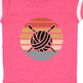 thumbnail image 4 of Inktastic Knitting Club Yarn Sunset for Knitter Boys or Girls Baby Bodysuit, 4 of 5