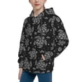 thumbnail image 2 of Lsque Turtle Patten Youth Hoodie Sweatshirt Pullover with Kangaroo Pocket Boys and Girls Hoodie Warm Hoodie for Kids-X-Large, 2 of 6