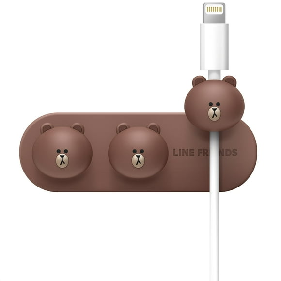 Botones magnéticos para gestión de cables elago LINE Friends Brown