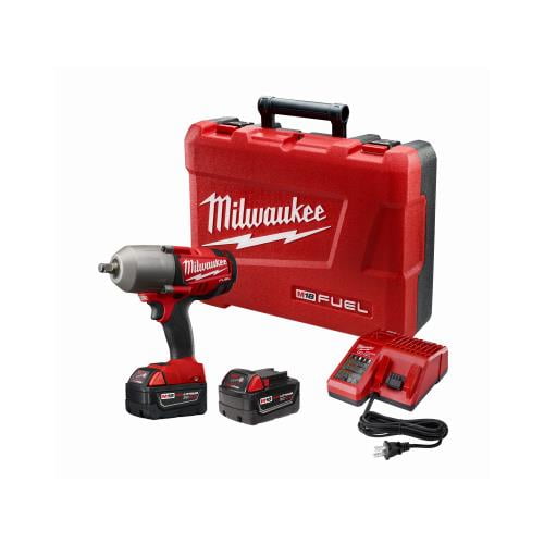 Milwaukee M18 Fuel 1 2 18v Brushless Impact Wrench Kit 2767 22 With 2 5ah Batteries Walmart Com Walmart Com