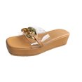 thumbnail image 2 of Zapatos de mujer Cadena de moda de verano Sandalias de suela gruesa Zapatillas de playa para mujer Wmkox8yii  ytu11296, 2 of 3