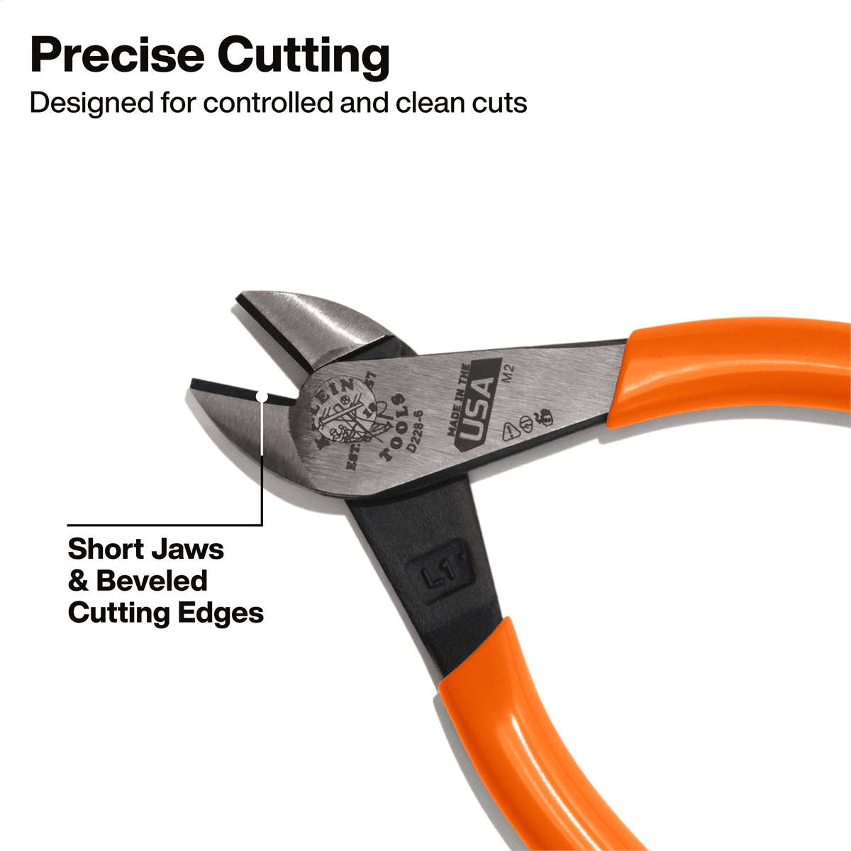 Klein Tools Diagonal Cutting Pliers, High-Leverage, 6-Inch