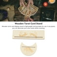 thumbnail image 4 of 2Pcs Wooden Tarot Card Stand Holder, Moon Shape And Rectangle Wooden Tarot Card Display Stand Moon Phase Card Display Stand Tarot Accessories For Witch Divination Tools, 4 of 8