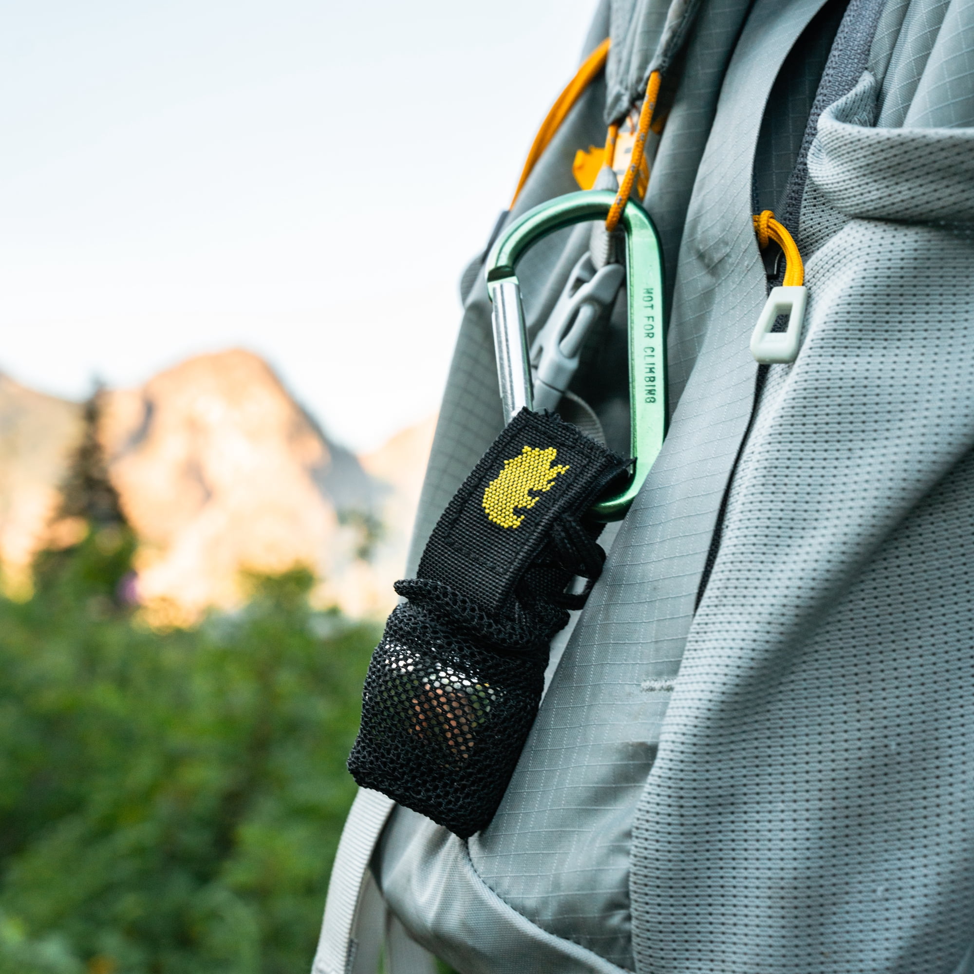 Coghlan's  Bear Bell with Magnetic Silencer, Silver, With Velcro Strap, For Hiking, Backpacking, Camping
