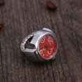 thumbnail image 4 of Reloj de anillo unisex CHAO de acero inoxidable de cuarzo rosa, 4 of 4