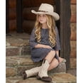 thumbnail image 4 of 2Bunnies Girls' 3T-12Y Boho Country Rustic Lace Scalloped Trim Sleeve Flower Girl Dress, 4 of 7