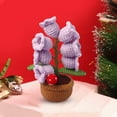 thumbnail image 2 of MERILER Soft Wool Crochet Succulent Car and Home Decorations - Cute Knitted Decorative Potted Plants with Aromatherapy Function, Perfect Gifts for Birthdays and Special Occasions., 2 of 7