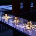 thumbnail image 2 of Solar Outdoor Hanging Hollow Out Decorative Lanterns, 2 of 6