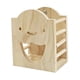 thumbnail image 5 of Comedero de heno de madera para conejos, contenedor de hierba para animales pequeños, dispensador de hierba de madera multifunción para ardillas., 5 of 9