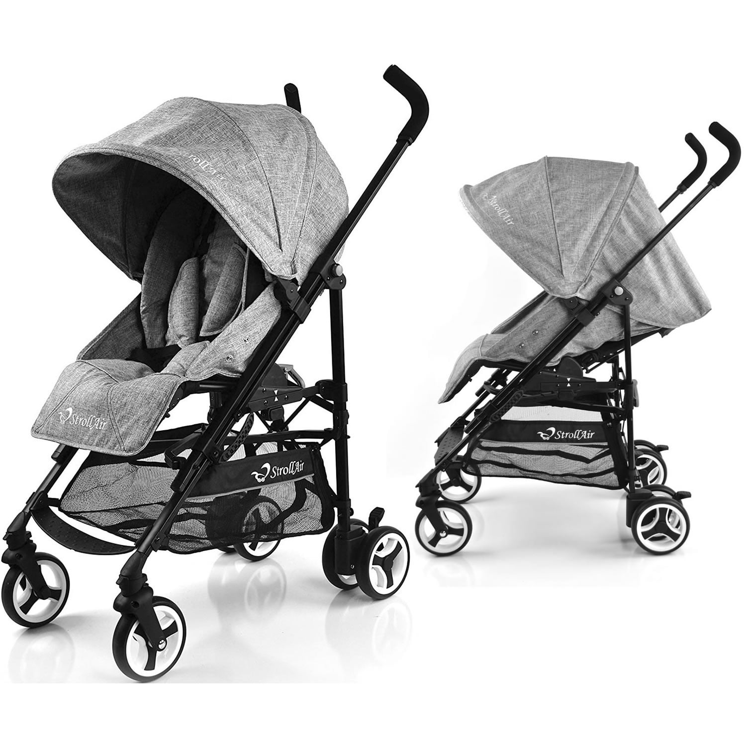 StrollAir ReVu Umbrella Stroller, Grey 