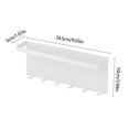 thumbnail image 3 of cpengpj Clearance Magnetic Refrigerator Storage Rack With Hooks Multi Purpose Kitchen Organizer Strong Load Bearing Rustproof Wall Mounted Shelf, 3 of 6