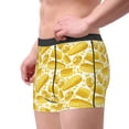 thumbnail image 2 of Yiaed Ears Of Corn Print Men's Soft Cotton Boxer Shorts Breathable Boxers Underwear Moisture-Wicking Underwear Stretch Boxer Briefs for Man-Large, 2 of 5