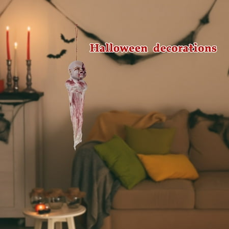 

Inkach Clearance 2Pcs Halloween Decoration Scary Doll Pendant Scary Decoration Haunted House Theme